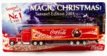 Modelismo. Magnífico exemplar de Caminhão de origem Alemã. Grande riqueza de detalhes. Promocional. Não se encontra comercialmente. Raro e com alta procura e crescente cotação na Europa em especial datas e eventos. Temático. Escala 1:87 HO. Natal 2003 - Coca Cola. Raríssimo.