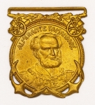 Numismática, Brasil. Medalha Almirante Tamandaré. Peça de extrema qualidade, muito antiga. 18,6g 35x40 mm. 1957.