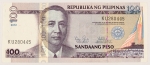 Numismática, Filipinas. 100 Piso 2012.