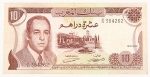 Numismática, Marrocos. 10 Dirhams 1970.