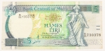 Numismática, Malta. 5 Liras 1967.