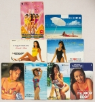 Telecartofilia Temática. Japão. 8 raras peças.