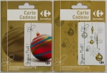Cartões de Presente já expirados. 2 peças. França.