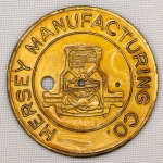 Numismática, USA. Rara Ficha Metálica. Hershey Manufacturing. Co. 36 mm 14,7g.