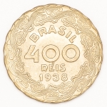 Numismática, Brasil. 300 réis 1938.
