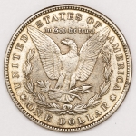 Numismática. Moeda cópia. 1 dólar 1884.
