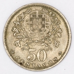 Numismática, Portugal. 50 centavos 1946. Soberba.