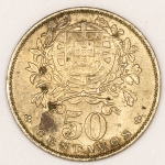 Numismática, Portugal. 50 centavos 1964. Flor de Cunho.