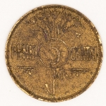 Numismática, Lituania. 5 centavos 1925.