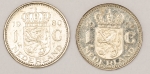 Numismática, Holanda. 1 gulden 1972 - 1982. Lindas.