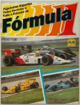 Colecionismo. Ábum de figurinhas Fórmula 1, da Multi Editora 1988, completo.