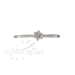 ANEL SOLITÁRIO DE DIAMANTE EM OURO BRANCO 18K (0.750). ARMAÇÃO EM OURO BRANCO 18K (0.750), PESA 0,7g. PEDRA: DIAMANTE NATURAL DE 10 PONTOS (0.1 QUILATE), LAPIDAÇÃO BRILHANTE, ARO 17. GARANTIA DE AUTENTICIDADE. PAGAMENTO PODE SER FEITO EM ATÉ 12X NOS CARTÕES DE CRÉDITO COM CUSTO OPERACIONAL DE 13% DO VALOR TOTAL DA ARREMATAÇÃO. OS LANCES SÃO IRREVOGÁVEIS E IRRETRATÁVEIS. RETIRE SUAS DÚVIDAS ENTRANDO EM CONTATO PELO NOSSO WHATSAPP (51) 98118-7815.