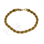 LINDO BRACELETE ITALIANO EM OURO AMARELO E BRANCO 18K (0.750).  PESO: 16,4g, COMPRIMENTO 22CM (ABERTA). GARANTIA DE AUTENTICIDADE. PAGAMENTO PODE SER FEITO EM ATÉ 12X NOS CARTÕES DE CRÉDITO COM CUSTO OPERACIONAL DE 13% DO VALOR TOTAL DA ARREMATAÇÃO. OS LANCES SÃO IRREVOGÁVEIS E IRRETRATÁVEIS. RETIRE SUAS DÚVIDAS ENTRANDO EM CONTATO PELO NOSSO WHATSAPP (51) 98118-7815.
