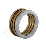 ANEL DE OURO 18K (0.750)BULGARI B. ZERO PERFECT MISTAKE. OURO AMARELO, BRANCO E ROSÉ 18K (0.750). PESO: 7.5g, ARO 22. GARANTIA DE AUTENTICIDADE. PAGAMENTO PODE SER FEITO EM ATÉ 12X NOS CARTÕES DE CRÉDITO COM CUSTO OPERACIONAL DE 13% DO VALOR TOTAL DA ARREMATAÇÃO. OS LANCES SÃO IRREVOGÁVEIS E IRRETRATÁVEIS. RETIRE SUAS DÚVIDAS ENTRANDO EM CONTATO PELO NOSSO WHATSAPP (51) 98118-7815.