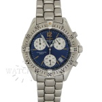 RELÓGIO BREITLING COLT CRONÓGRAFO. REF. A53035. CAIXA EM AÇO INOXIDÁVEL, ASSINADA BREITLING. MEDE 38mm. VIDRO EM CRISTAL DE SAFIRA. COROA EM AÇO INOXIDÁVEL, ASSINADA BREITLING. MÁQUINA QUARTZ BREITLING CALIBRE B53. PULSEIRA EM AÇO INOXIDÁVEL, ASSINADA BREITLING. RELÓGIO FUNCIONANDO, REVISADO. GARANTIA DE FUNCIONAMENTO DE 1 ANO.  GARANTIA DE AUTENTICIDADE. PAGAMENTO PODE SER FEITO EM ATÉ 12X NOS CARTÕES DE CRÉDITO COM CUSTO OPERACIONAL DE 13% DO VALOR TOTAL DA ARREMATAÇÃO. OS LANCES SÃO IRREVOGÁVEIS E IRRETRATÁVEIS. RETIRE SUAS DÚVIDAS ENTRANDO EM CONTATO PELO NOSSO WHATSAPP (51) 98118-7815.
