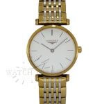 RELÓGIO LONGINES LE GRAND CLASSIQUE. REF. L4.209.2. CAIXA EM AÇO INOXIDÁVEL, FOLHADA A OURO, ASSINADA LONGINES. MEDE 24mm. VIDRO EM CRISTAL DE SAFIRA. COROA EM AÇO INOXIDÁVEL, FOLHADA A OURO, ASSINADA LONGINES. MÁQUINA QUARTZ LONGINES. PULSEIRA EM AÇO INOXIDÁVEL COM ACABAMENTO EM DOIS TONS, ASSINADA LONGINES. POSSUI CERTIFICADO DE AUTENTICIDADE ORIGINAL LONGINES E MANUAL. FUNCIONANDO, PORÉM NÃO REVISADO. GARANTIA DE AUTENTICIDADE. PAGAMENTO PODE SER FEITO EM ATÉ 12X NOS CARTÕES DE CRÉDITO COM CUSTO OPERACIONAL DE 13% DO VALOR. OS LANCES SÃO IRREVOGÁVEIS E IRRETRATÁVEIS. RETIRE SUAS DÚVIDAS ENTRANDO EM CONTATO PELO NOSSO WHATSAPP (51) 98118-7815.