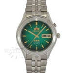 RELÓGIO ORIENT CRYSTAL 3 ESTRELAS. AUTOMÁTICO. CAIXA EM AÇO INOXIDÁVEL, ASSINADA ORIENT. MEDE 36mm. VIDRO EM CRISTAL MINERAL. COROA EM AÇO INOXIDÁVEL. MÁQUINA AUTOMÁTICA JAPONESA ORIENT CAL. EMZ2. PULSEIRA EM AÇO INOXIDÁVEL, ASSINADA ORIENT. IMPECÁVEL ESTADO DE CONSERVAÇÃO. FUNCIONANDO, PORÉM NÃO REVISADO. GARANTIA DE AUTENTICIDADE. PAGAMENTO PODE SER FEITO EM ATÉ 12X NOS CARTÕES DE CRÉDITO COM CUSTO OPERACIONAL DE 13% DO VALOR TOTAL DA ARREMATAÇÃO. OS LANCES SÃO IRREVOGÁVEIS E IRRETRATÁVEIS. RETIRE SUAS DÚVIDAS ENTRANDO EM CONTATO PELO NOSSO WHATSAPP (51) 98118-7815.
