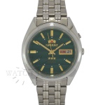RELÓGIO ORIENT CRYSTAL 3 ESTRELAS. AUTOMÁTICO. CAIXA EM AÇO INOXIDÁVEL, ASSINADA ORIENT. MEDE 36mm. VIDRO EM CRISTAL MINERAL. COROA EM AÇO INOXIDÁVEL. MÁQUINA AUTOMÁTICA JAPONESA ORIENT CAL. EMZ2. PULSEIRA EM AÇO INOXIDÁVEL, ASSINADA ORIENT. IMPECÁVEL ESTADO DE CONSERVAÇÃO. FUNCIONANDO, PORÉM NÃO REVISADO. GARANTIA DE AUTENTICIDADE. PAGAMENTO PODE SER FEITO EM ATÉ 12X NOS CARTÕES DE CRÉDITO COM CUSTO OPERACIONAL DE 13% DO VALOR TOTAL DA ARREMATAÇÃO. OS LANCES SÃO IRREVOGÁVEIS E IRRETRATÁVEIS. RETIRE SUAS DÚVIDAS ENTRANDO EM CONTATO PELO NOSSO WHATSAPP (51) 98118-7815.