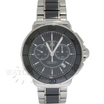 RELÓGIO TAG HEUER FÓRMULA 1 CRONÓGRAFO AÇO E CERÂMICA. REF. CAH1210. CAIXA EM AÇO INOXIDÁVEL COM ARO EM CERÂMICA, ASSINADA TAG HEUER. MEDE 41mm. VIDRO EM SAFIRA. COROA EM AÇO , ASSINADA TAG HEUER. MÁQUINA TAG HEUER QUARTZ. PULSEIRA EM AÇO E CERÂMICA, ASSINADA TAG HEUER. RELÓGIO FUNCIONANDO, PORÉM NÃO REVISADO. GARANTIA DE AUTENTICIDADE. PAGAMENTO PODE SER FEITO EM ATÉ 12X NOS CARTÕES DE CRÉDITO COM CUSTO OPERACIONAL DE 13% DO VALOR TOTAL DA ARREMATAÇÃO. OS LANCES SÃO IRREVOGÁVEIS E IRRETRATÁVEIS. RETIRE SUAS DÚVIDAS ENTRANDO EM CONTATO PELO NOSSO WHATSAPP (51) 98118-7815.