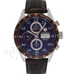 RELÓGIO TAG HEUER CARRERA DAY-DATE CALIBRE 16. REF. CV2A12.FC6236. CAIXA EM AÇO INOXIDÁVEL, ASSINADA TAG HEUER. MEDE 43mm. VIDRO EM CRISTAL DE SAFIRA. COROA EM AÇO INOXIDÁVEL, ASSINADA TAG HEUER. MÁQUINA AUTOMÁTICA TAG HEUER CALIBRE 16. PULSEIRA EM COURO, ASSINADA TAG HEUER. FECHO TIPO DEPLOYANT, EM AÇO INOXIDÁVEL, ASSINADO TAG HEUER.  RELÓGIO FUNCIONANDO, PORÉM NÃO REVISADO. GARANTIA DE AUTENTICIDADE. PAGAMENTO PODE SER FEITO EM ATÉ 12X NOS CARTÕES DE CRÉDITO COM CUSTO OPERACIONAL DE 13% DO VALOR TOTAL DA ARREMATAÇÃO. OS LANCES SÃO IRREVOGÁVEIS E IRRETRATÁVEIS. RETIRE SUAS DÚVIDAS ENTRANDO EM CONTATO PELO NOSSO WHATSAPP (51) 98118-7815.