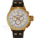 RELÓGIO TW STEEL CRONÓGRAFO CE1019. CAIXA EM AÇO INOXIDÁVEL, COM ACABAMENTO EM DOURADO ROSÉ, ASSINADA TW STEEL. MEDE 45mm. VIDRO EM CRISTAL MINERAL. COROA EM AÇO INOXIDÁVEL COM ACABAMENTO DOURADO ROSÉ, ASSINADA TW STEEL. MÁQUINA QUARTZ. PULSEIRA EM COURO, ASSINADA TW STEEL. FECHO EM AÇO INOXIDÁVEL COM ACABAMENTO DOURADO ROSÉ, ASSINADO TW STEEL. RELÓGIO FUNCIONANDO, PORÉM NÃO REVISADO. GARANTIA DE AUTENTICIDADE. PAGAMENTO PODE SER FEITO EM ATÉ 12X NOS CARTÕES DE CRÉDITO COM CUSTO OPERACIONAL DE 13% DO VALOR TOTAL DA ARREMATAÇÃO. OS LANCES SÃO IRREVOGÁVEIS E IRRETRATÁVEIS. RETIRE SUAS DÚVIDAS ENTRANDO EM CONTATO PELO NOSSO WHATSAPP (51) 98118-7815.