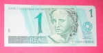 Cedula - Brasil - Valor de 1 Real !! ass. Rubens recupero e Pedro malan !! Flor de estampa !!