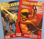 2 Revistas - Quadrinhos - Wolverine Amores Proibidos !! e Perigo nas Mãos erradas !! edição Marvel panini-Comics ano de 2013 !! perfeito estado !! acervo de colecionador !!