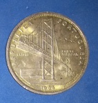 Moedas / Portugal - Prata !!! Valor de 20  escudos ano de 1966  !!! Figura da linda ponte de Salazar   !!!