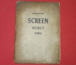 Livro - raridade  O mundo das telas  edição de 1956 em inglês, vários filmes, totalmente ilustrado em preto e branco !!! Warner Bros, Paramont , United Artists, etc... Capa dura com 223 páginas !!!