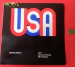 Filatelia, Cartela made in USA, linda coleção com 24 selos comemorativos originais