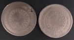 Moeda - Brasil - 2 peças !! valor de 100 Reis ano de 1897 e 1998 !! primeira republica !! material cuproniquel !! datas ja escassas !!