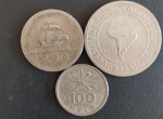 Moeda - Brasil !! 3 moedas comemorativas Vicentinas !! ano de 1932 !! valores de 100, 200 e 400 reis !! valor abaixo de mkercado !!