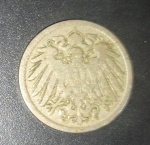 Moeda - Alemanha - Raridade !!dificil de aparecer !! ano de 1891 !! tempo do Reich Alemão !! acervo de colecionador !! lindo desenho de Aguia !!