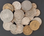 21 Moedas do Brasil !! todas antigas e diferentes !! todas de datas diferentes !! em material cupro-niquel e Bronze ;aluminio !! varios valores e padrões monetarios  !!
