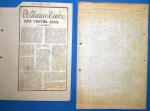 Colecionismo- recortes de Jornal da Bahia ano de 1952 !!! Diário da Bahia " A Politica do Diabo !! ", " Aziz contra Assis " , desavenças politicas !!! ótimo para estudantes !!