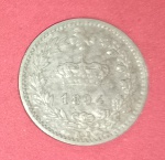  Moeda/ Italia  - valor de 20 Cents Ano de 1894 !! Raridade !! Material niquel !! alto valor internacional !! Mais de 120 anos  !!  