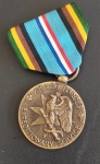 Medalha Comemorativa dos USA !! Armed Forces Expeditions !! Criado no ano de 1961 pelo Presidente Kenedy !! material bronze !! com fita colorida !! acervo de colecionador !!