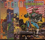 Revista Quadrinhos !! O Ultimo Americano !! 4 unidades miniserie Completa !! numeros 1,2,3 e4 !! acervo de colecionador !! , edição do Ano de 1992 !! raridade !! editora Globo !!