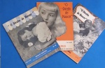 3 revistas - Novelas da radio !!!! Edições semanais do ano de 1952 !!! Raridades !!! 