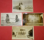 4 Fotos em preto e branco do Deserto, Pirâmides do Egito, Castelo Árabe e Afresco Religioso!!!