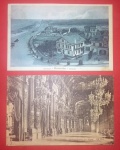 Cartofilia- 2 peças !! Paris / França Interior do teatro de Opera em 1912 !! ! + Praias em Montevideo !! / uruguay com selo de epoca 1927 !!   !! 