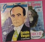 2 revistas em  quadrinhos  Classicos grandes figuras - D. pedro I e Getulio Vargas , edição de 1972 !!! Muitas informações  historicas .
