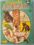 colecionismo- Album de figurinhas ` Mundo Animal !! 99,9% completo !! Falta apenas 4 figurinhas Edição Abril Cultural ano de 1977 !!  Valor de mercado = 190,00 Reais ! Acervo de colecionador  !! 