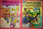 Revista - 2 Quadrinhos - Especial Marvel com Thor Preso em Asgard e Batman Força Tarefa Bruce Wayne! edição do ano de 1989 !! acevo de colecionador !! bom  estado de conservação .