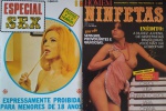 2 Revistas - ESPECIAL SEX !!! adição de 1973 !! raridade !! Fotos e humor !!e NINFETAS !! expressamente proibido para menores de 18 anos !! , acervo de colecionador !!
