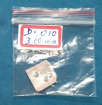 Joias - 3 pedras de Diamante !! tamanho de 0,10 =3,00 de lapidação tipo mesa !! limpos sem carvão !!