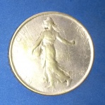  Moeda / França   -  Prata !!!  Valor de 5 Francs  !! Ano de 1963  !!!!  !!!     !!!