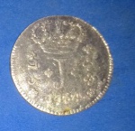 Moeda / Brasil !! Prata !! peça (  J ) valor de 75 Reis !! ano de 1754 !! estimativa de mercado !! = 1.000,00