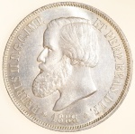 Moeda do Brasil: 2000 Réis 1889 - Flor de Cunho - Maravilhosa  -  Prata