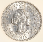 Moeda do Brasil: 1000 Réis 1913 - Estrelas Soltas - Flor de Cunho Exepcional - Maravilhosa  -  Prata